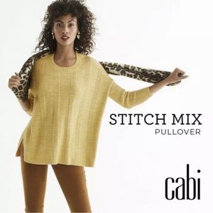 CAbi Fall 20 Stitch Mix Pullover size large